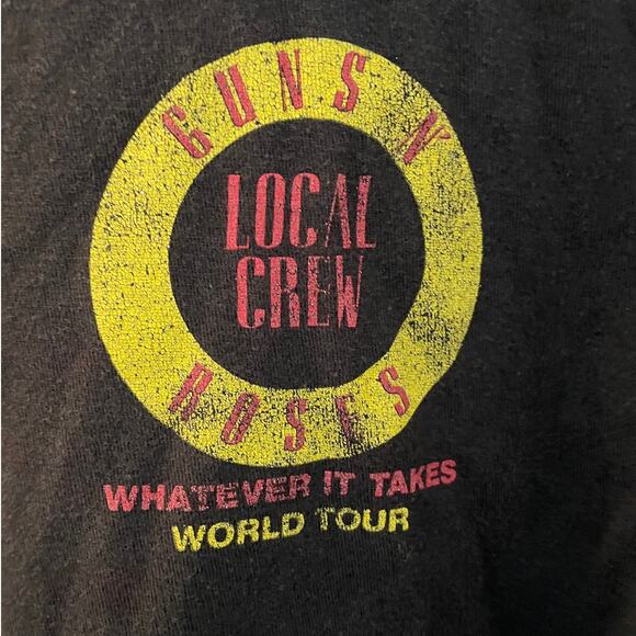 Authentic Vintage 1994 Guns n' Roses Roadie Crew Tour Shirt - XL - 100% cotton - Picture 2 of 4